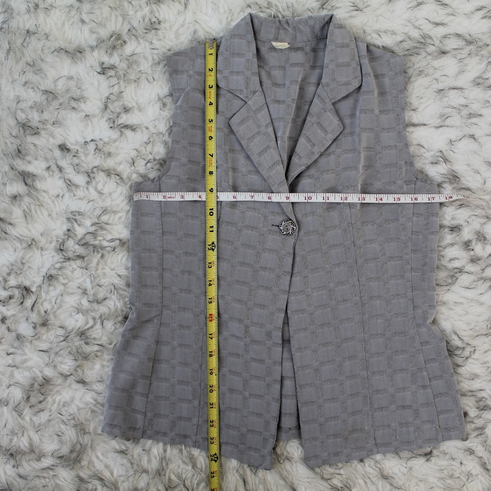 SOLDVintage Bruce Wayne Silver Gray Pant & Top Set - Picture 3 of 8